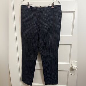 Brooks Brothers Black pants Blue Embroidery